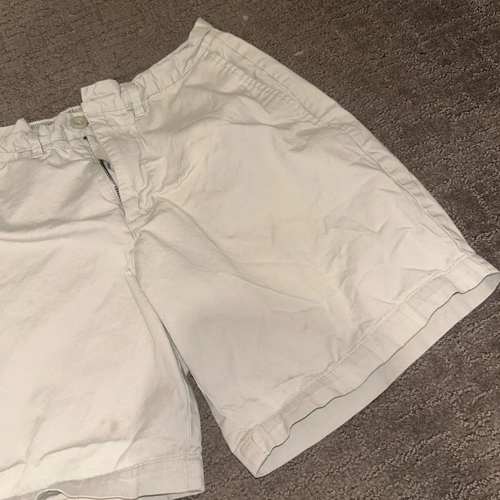 Merona Men's Flat Front Shorts Bundle- Navy and Cream size 28